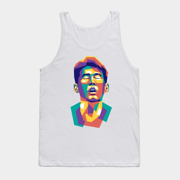 wpap Son Heung Min Tank Top by ACH PAINT